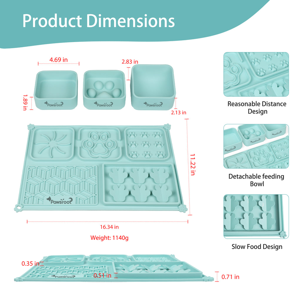 (LIMITED) The Modular Enrichment Station | XL Lick Mat & Slow Feeder for Large Dogs